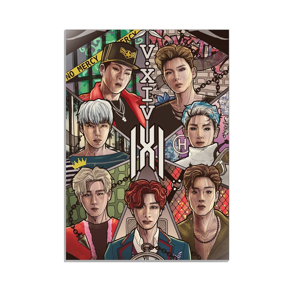 متال پوستر خواننده طرح Monsta x کد MP-20239