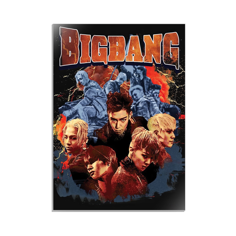 متال پوستر خواننده طرح BIG BANG کد MP-20017