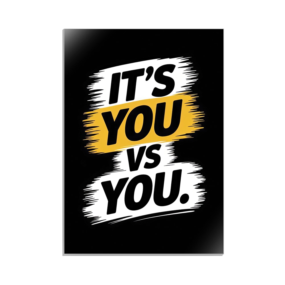 متال پوستر تایپوگرافی طرح you کد MP-15061