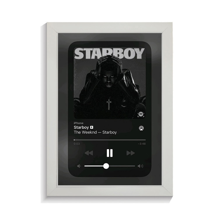 تابلو خواننده طرح موزیک پلیر starboy د ویکند کد PF-20574