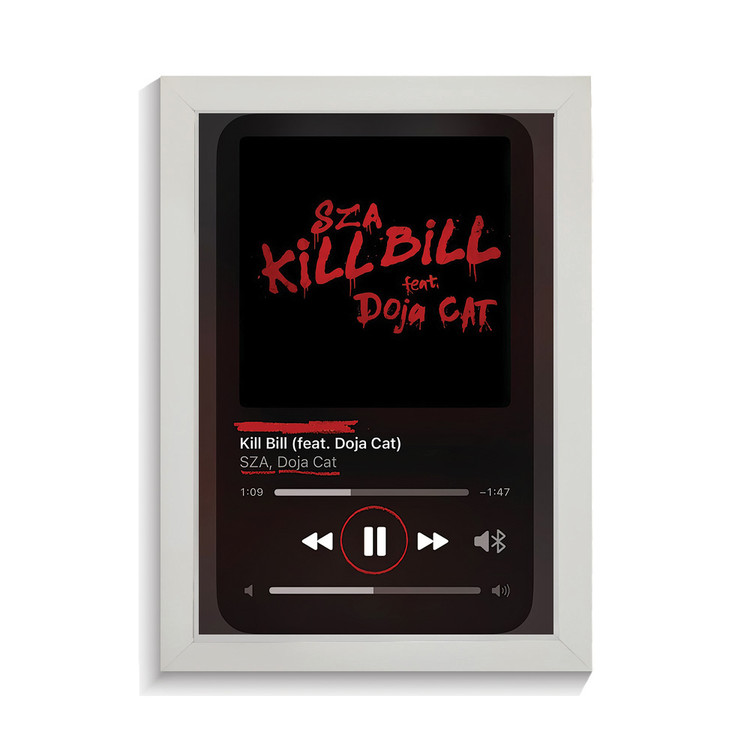 تابلو خواننده طرح موزیک پلیر Kill Bill دوجا کت کد PF-20318