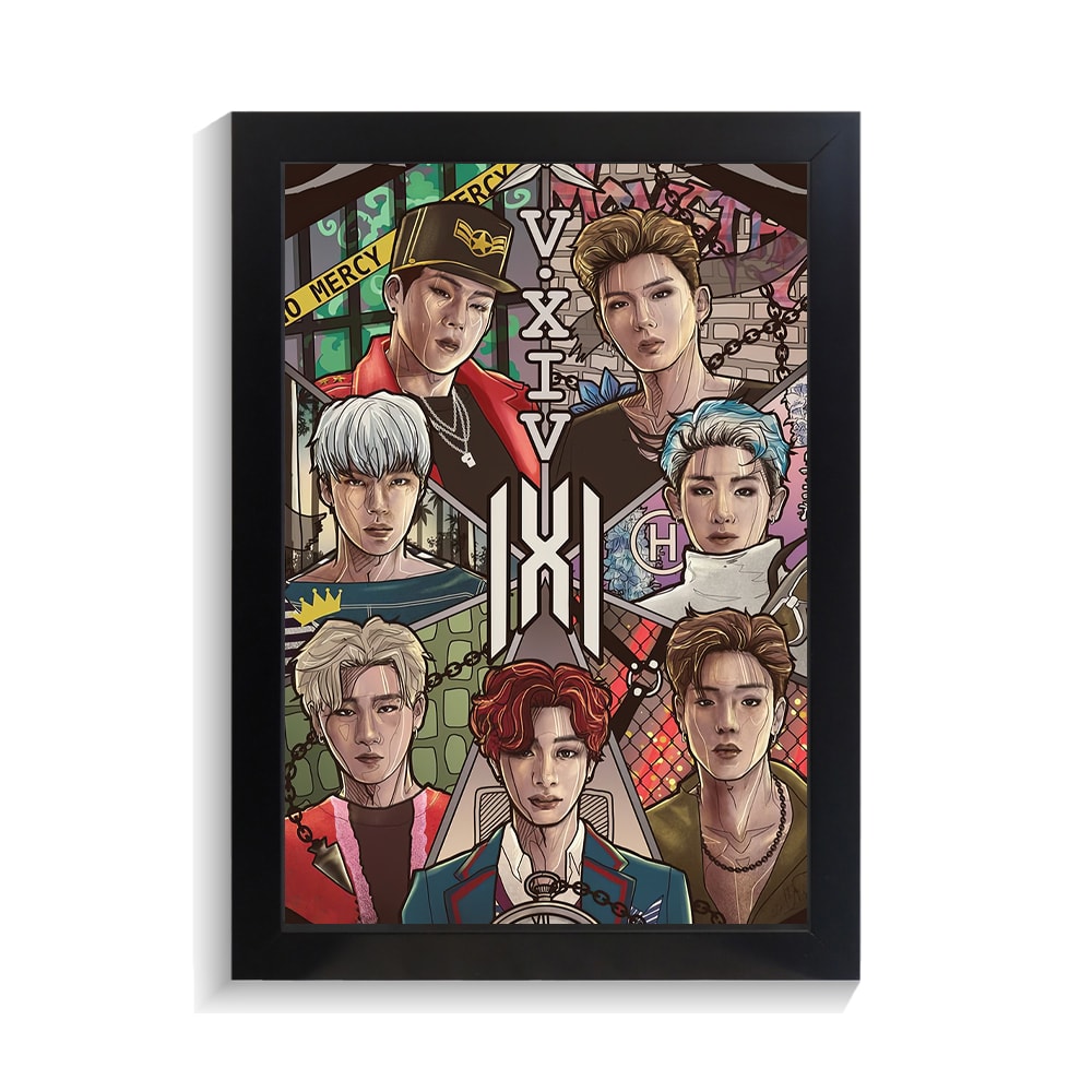 تابلو خواننده طرح Monsta x کد PF-20239