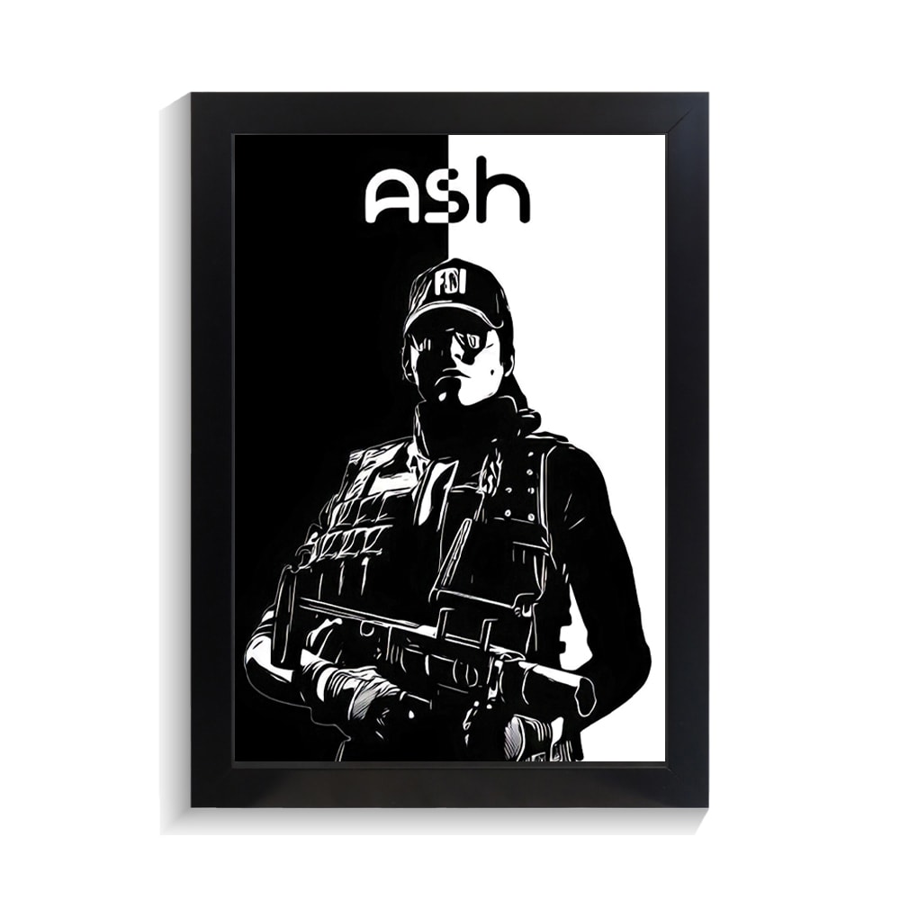 تابلو گیمینگ طرح ash رینبو سیکس کد PF-30213