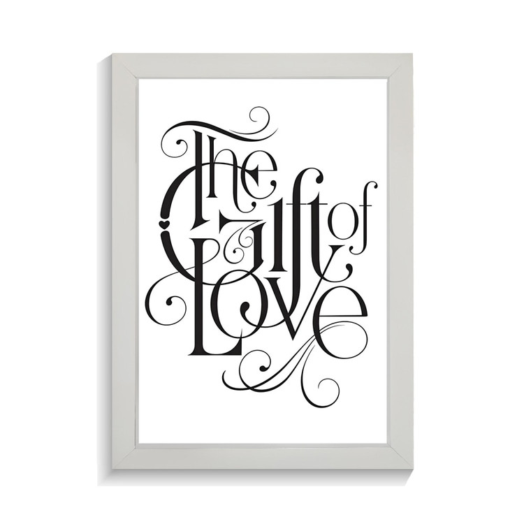 تابلو عاشقانه طرح love کد PF-27068