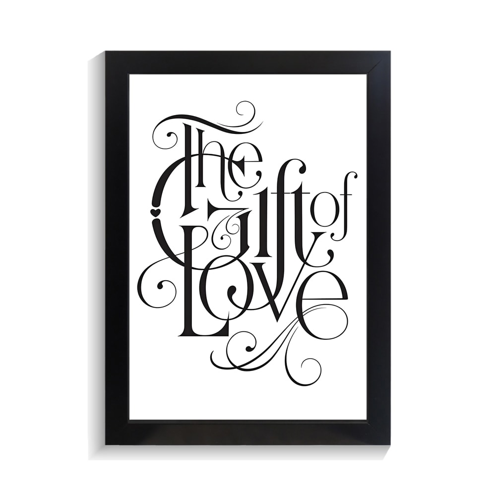تابلو عاشقانه طرح love کد PF-27068