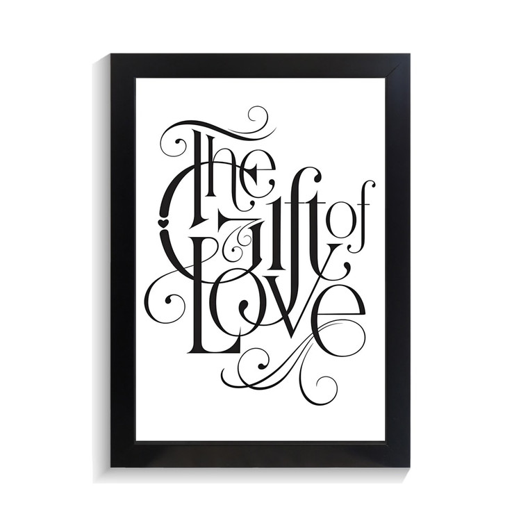 تابلو عاشقانه طرح love کد PF-27068