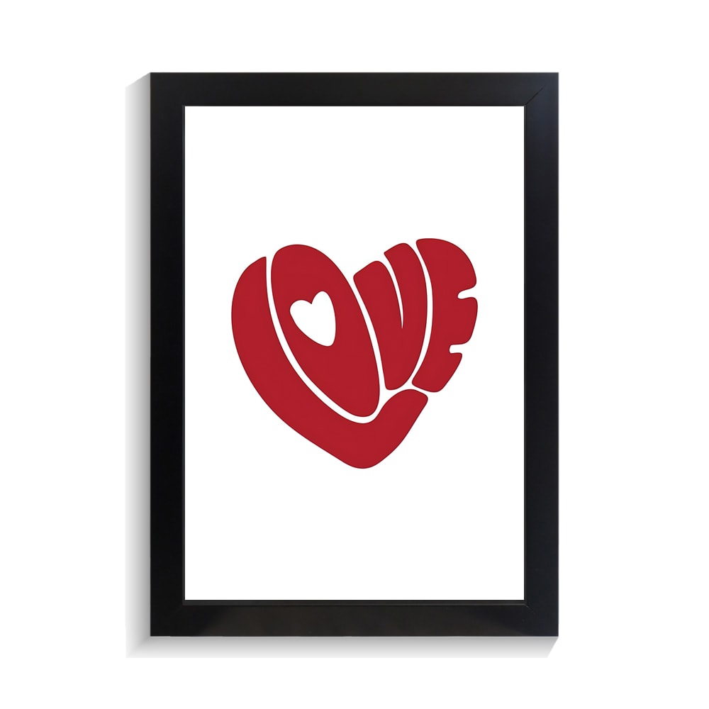 تابلو عاشقانه طرح love کد PF-27073