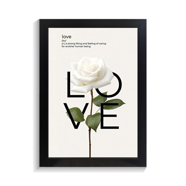 تابلو عاشقانه طرح love کد PF-27080
