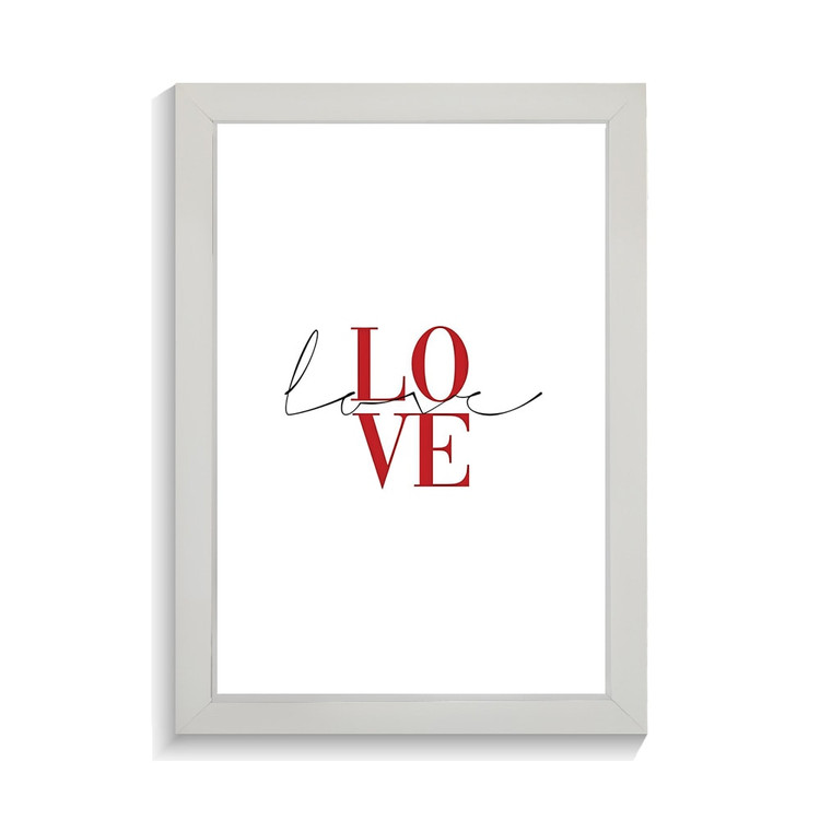 تابلو عاشقانه طرح love کد PF-27092