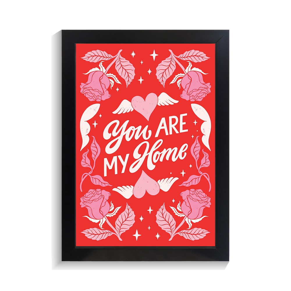 تابلو عاشقانه طرح you are my home کد PF-27072