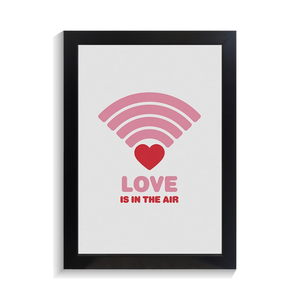 تابلو عاشقانه طرح love in the air کد PF-27045