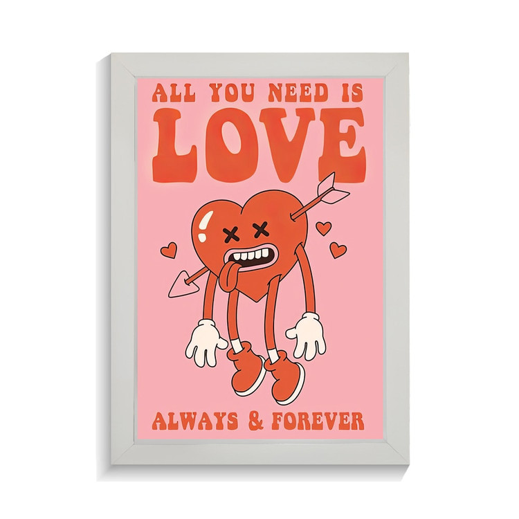 تابلو عاشقانه طرح love forever کد PF-27063