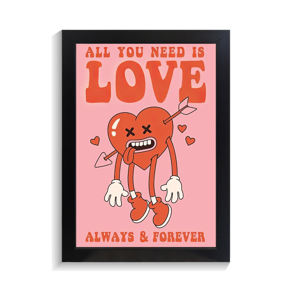 تابلو عاشقانه طرح love forever کد PF-27063