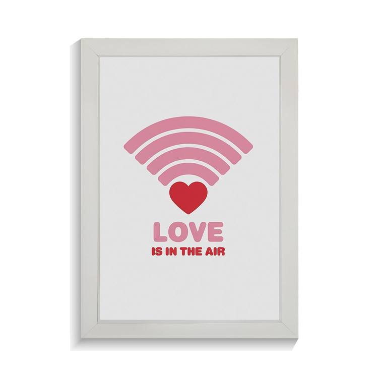 تابلو عاشقانه طرح love in the air کد PF-27045
