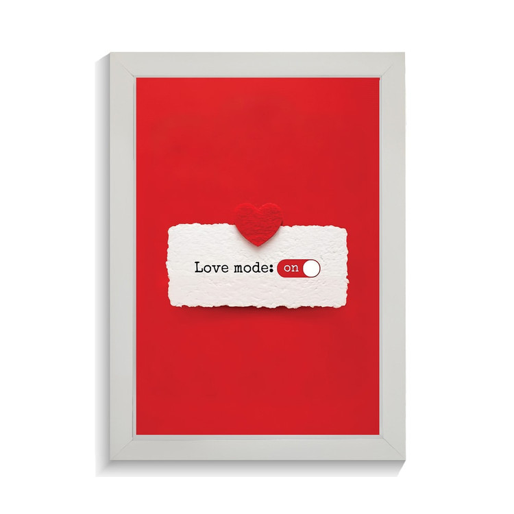تابلو عاشقانه طرح love mode کد PF-27057