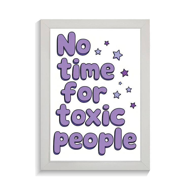 تابلو تایپوگرافی طرح toxic کد PF-15104
