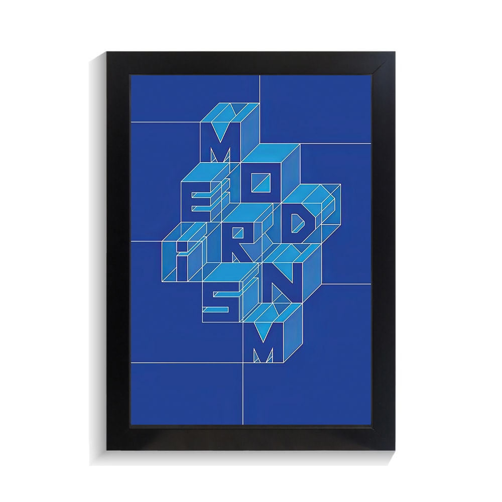 تابلو تایپوگرافی طرح modernism کد PF-15089
