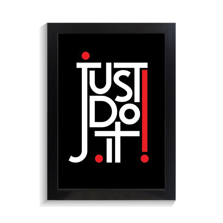 تابلو تایپوگرافی طرح just do it کد PF-15063