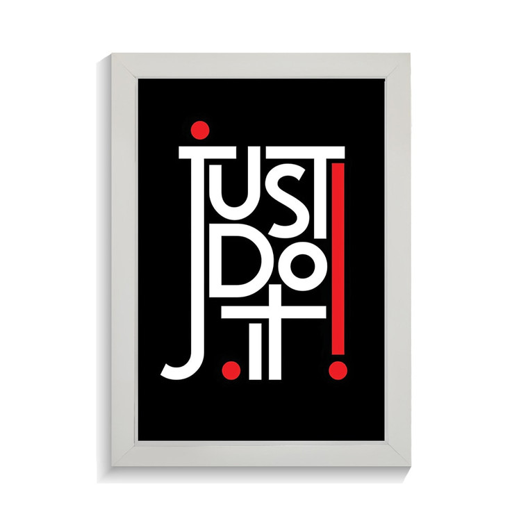 تابلو تایپوگرافی طرح just do it کد PF-15063