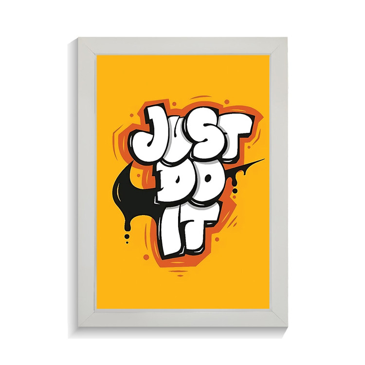 تابلو تایپوگرافی طرح just do it کد PF-15056