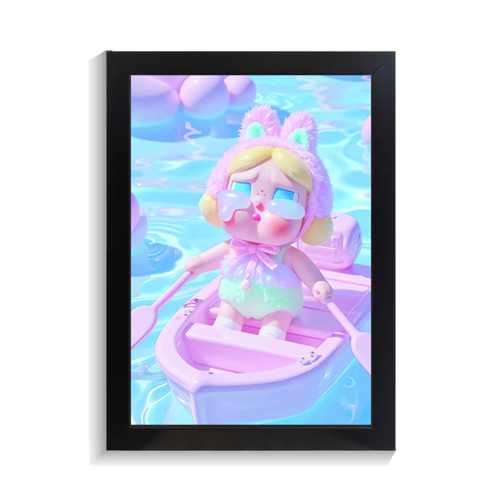 تابلو کودکانه طرح CUTE GIRL کد PF-26002