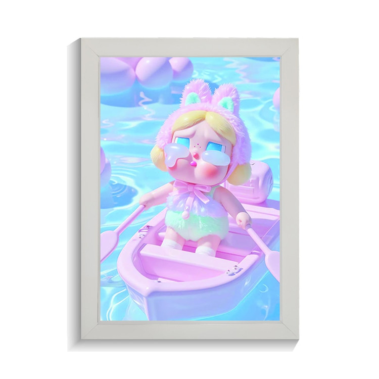تابلو کودکانه طرح CUTE GIRL کد PF-26002