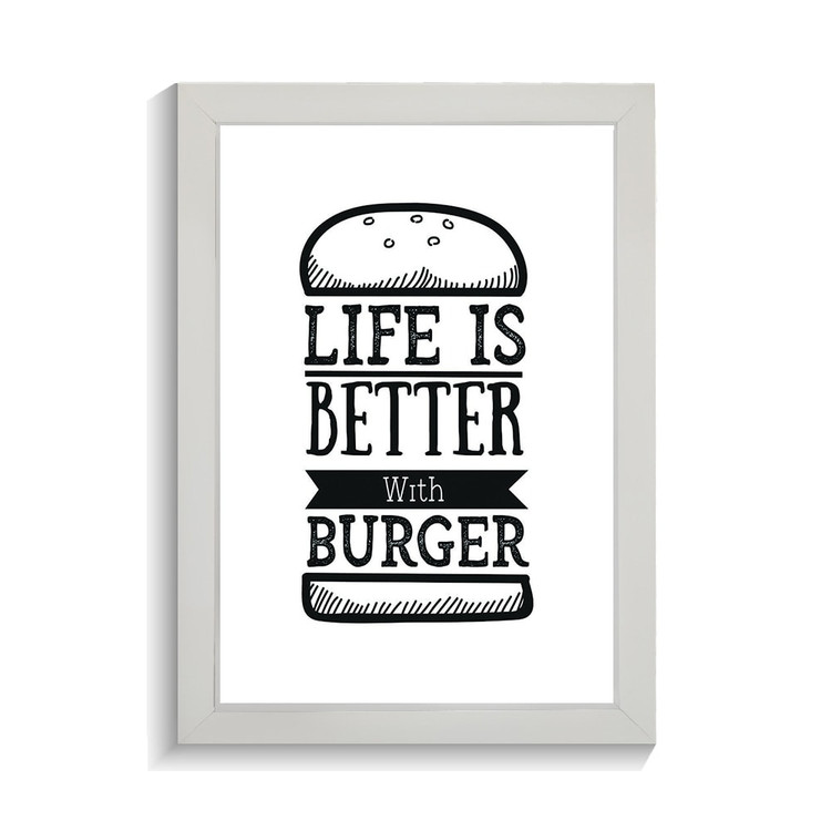 تابلو کافه و رستوران طرح BURGER کد PF-29008