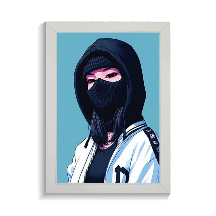 تابلو دخترانه طرح BAD GIRL کد PF-25013