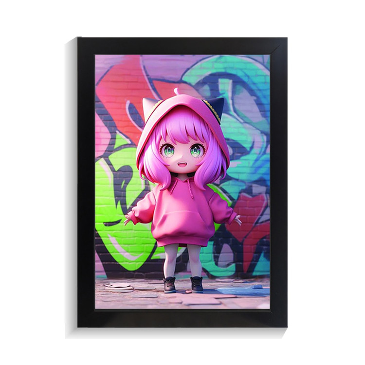 تابلو انیمه ای طرح ANIME GIRL کد PF-11045