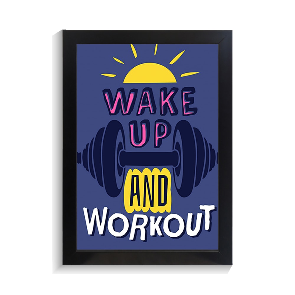 تابلو انگیزشی طرح WORKOUT کد PF-13027