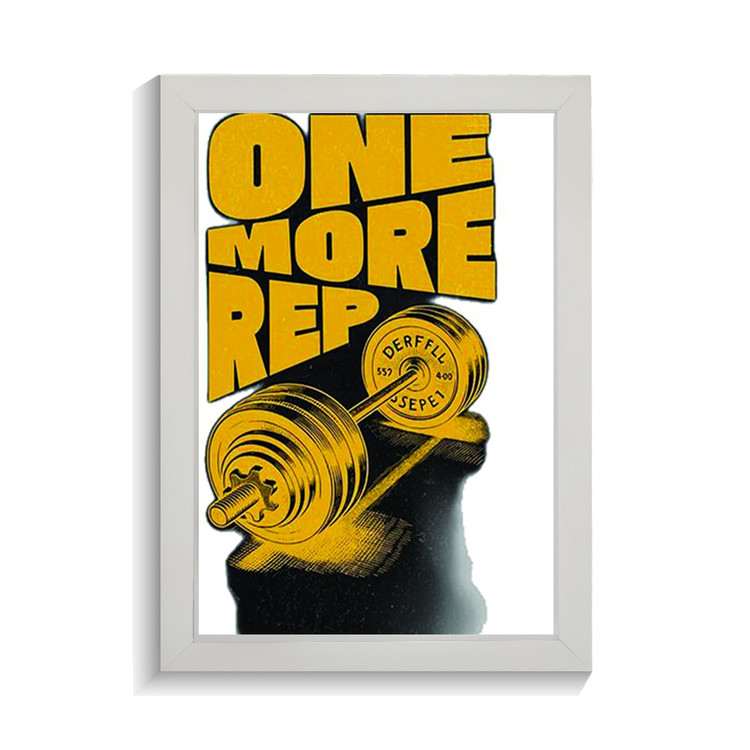 تابلو انگیزشی طرح ONE MORE REP کد PF-13028