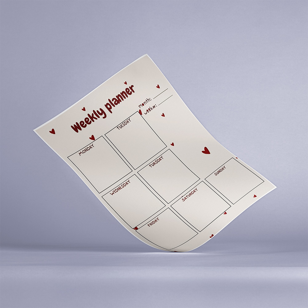 پلنر هفتگی کد PL-97048