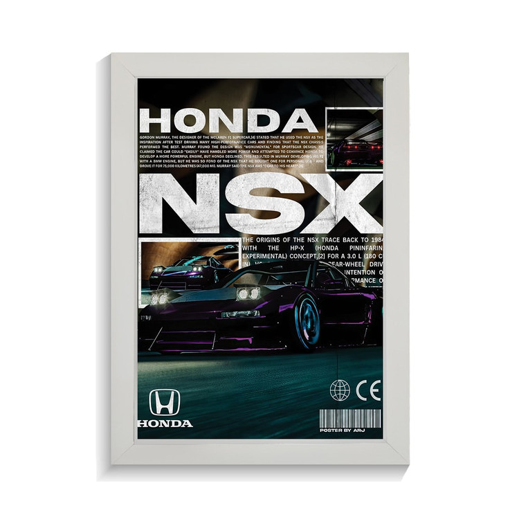 تابلو ماشین طرح هوندا NSX کد PF-23281