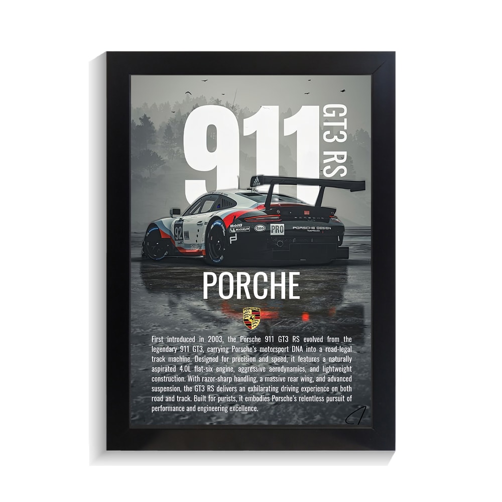 تابلو ماشین طرح پورشه 911 کد PF-23441