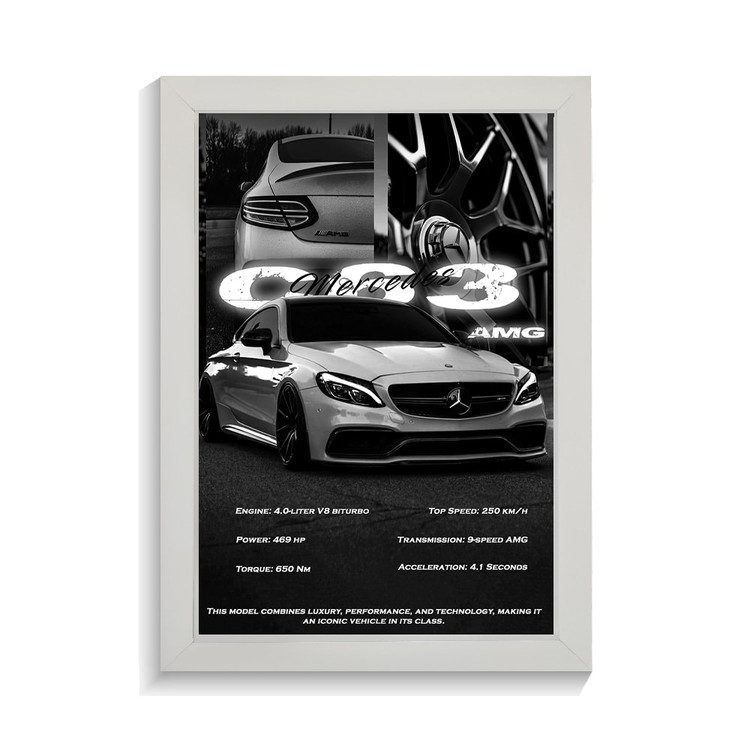 تابلو ماشین طرح بنز AMG C63 کد PF-23176