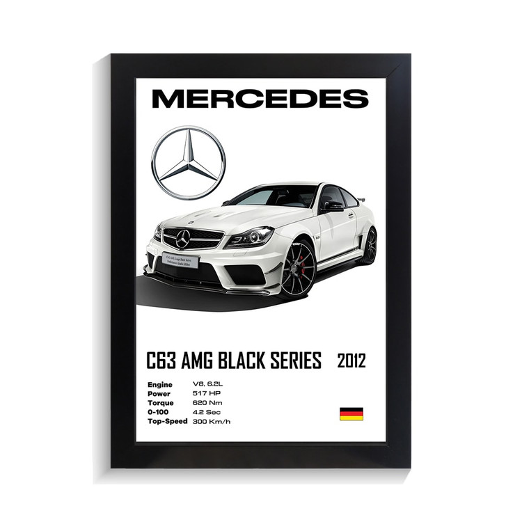 تابلو ماشین طرح بنز AMG C63 کد PF-23186