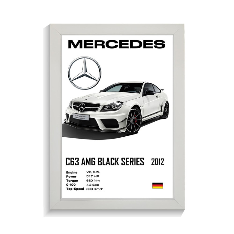 تابلو ماشین طرح بنز AMG C63 کد PF-23186