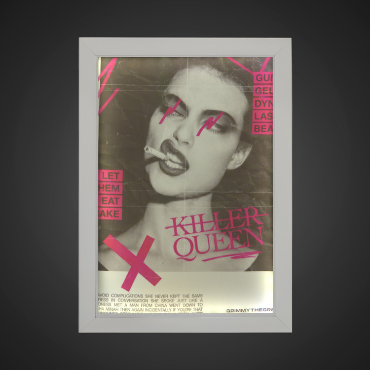 تابلو بک لایت فانتزی طرح KILLER QUEEN کد LPF-21035