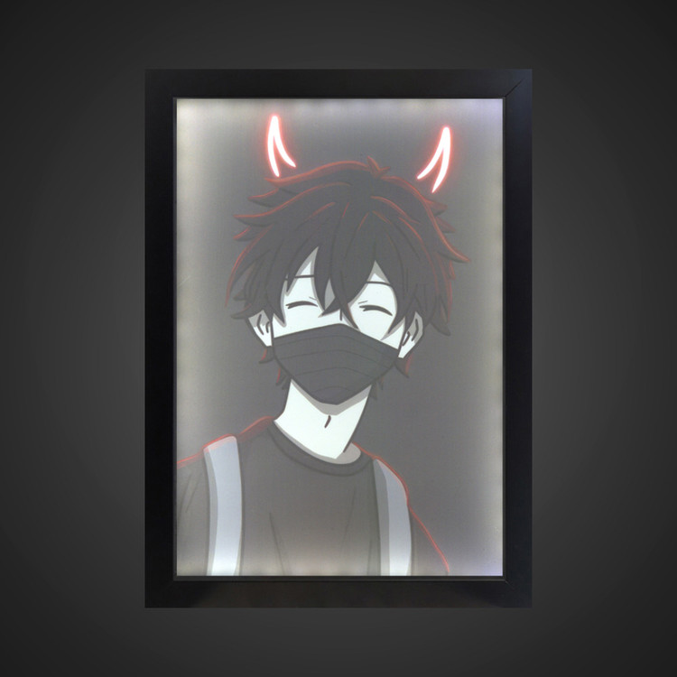 تابلو بک لایت پسرانه طرح EVIL BOY کد LPF-24003