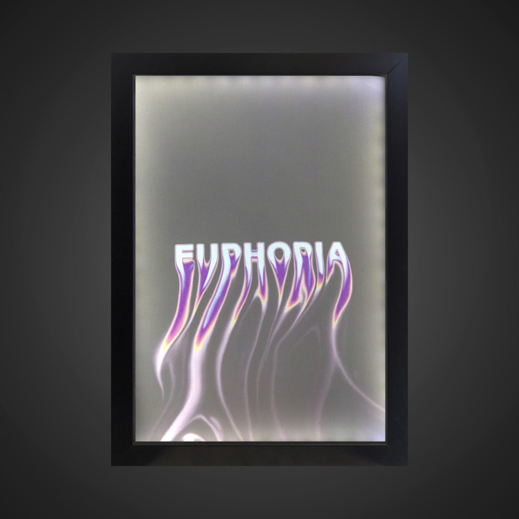 تابلو بک لایت تایپوگرافی طرح EUPHORIA کد LPF-21036