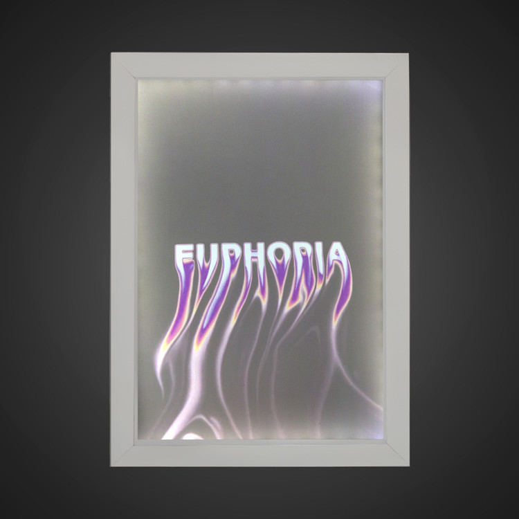 تابلو بک لایت تایپوگرافی طرح EUPHORIA کد LPF-21036