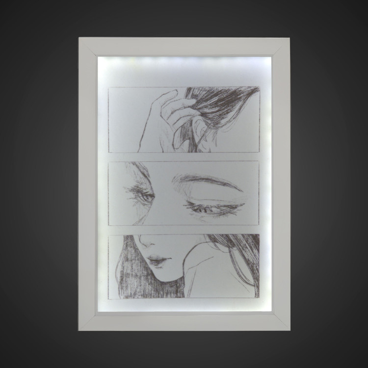 تابلو بک لایت دخترانه طرح زیبا کد LPF-25010