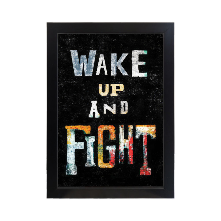تابلو انگیزشی طرح WAKE UP کد PF-13021