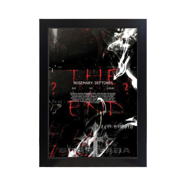 تابلو فانتزی طرح THE END کد PF-21023