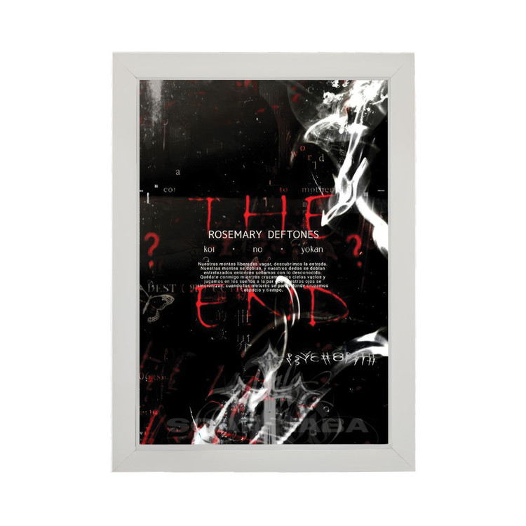 تابلو فانتزی طرح THE END کد PF-21023