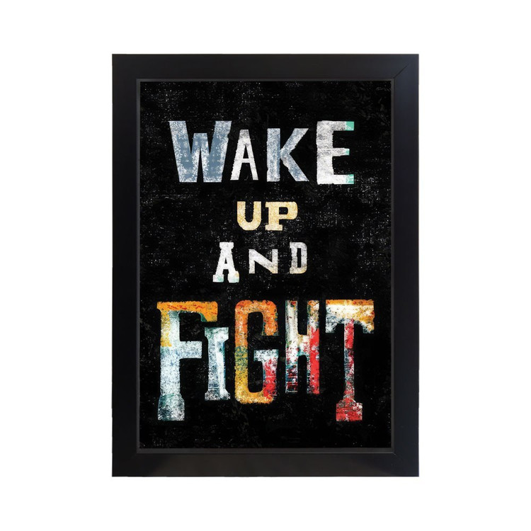 تابلو انگیزشی طرح WAKE UP کد PF-13002