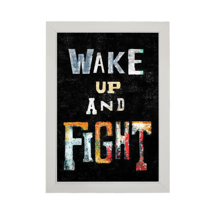 تابلو انگیزشی طرح WAKE UP کد PF-13002