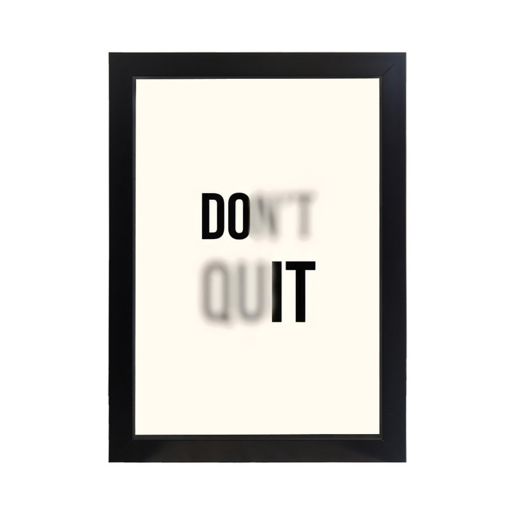 تابلو انگیزشی طرح DONT QUIT کد PF-13003
