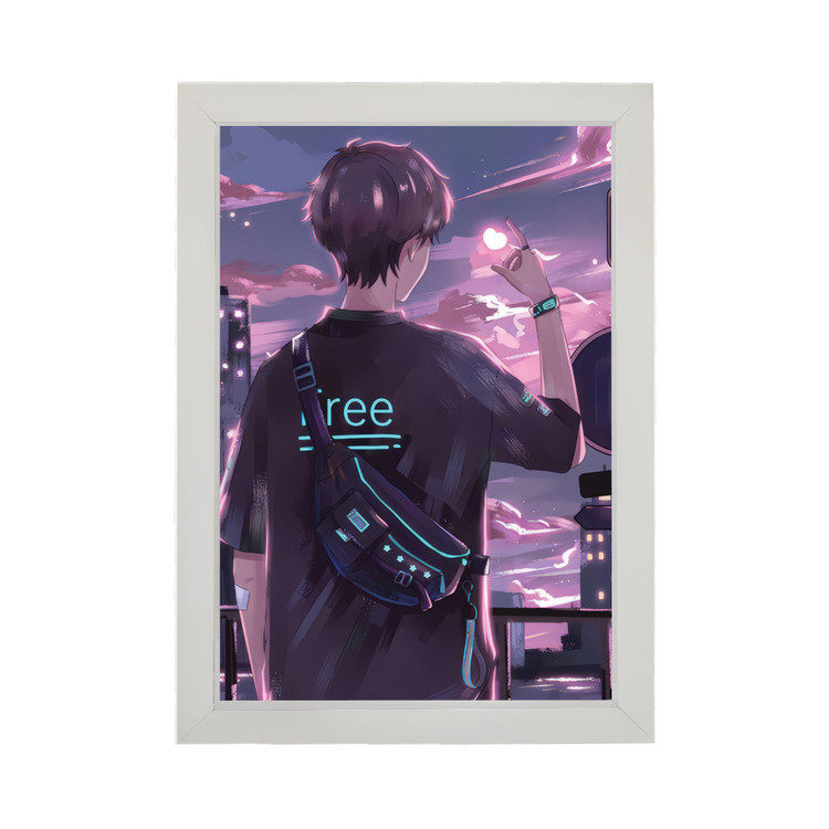 تابلو انیمه ای طرح Anime boy کد PF-11035