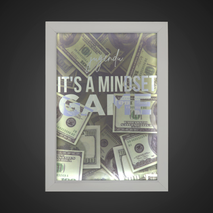 تابلو بک لایت انگیزشی طرح MINDSET GAME کد LPF-13016